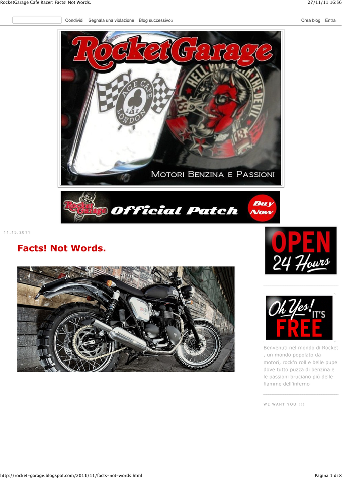  Rocket Garage - Facts! Not Words 1