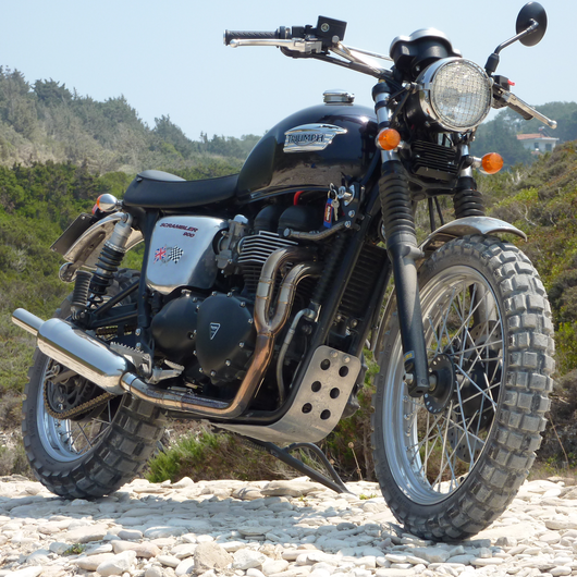 Triumph Scrambler Deep Blue  14